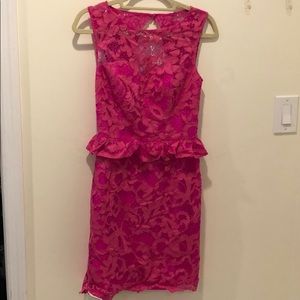 Hot pink NWT Lilly Pulitzer Kiri cocktail dress